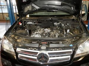 Mercedes Diesel Engine. Turbocharger failure and Oil cooler leak repairs
