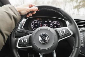 Volkswagen steering wheel